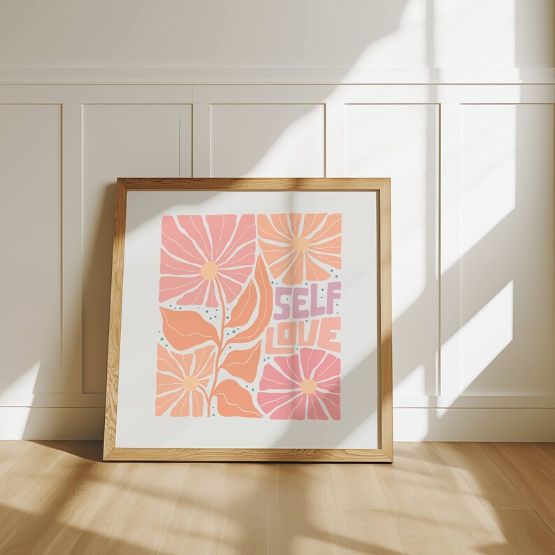 Printable Art for Minimalist | Boho Kitchen Art Print | Self Love ...