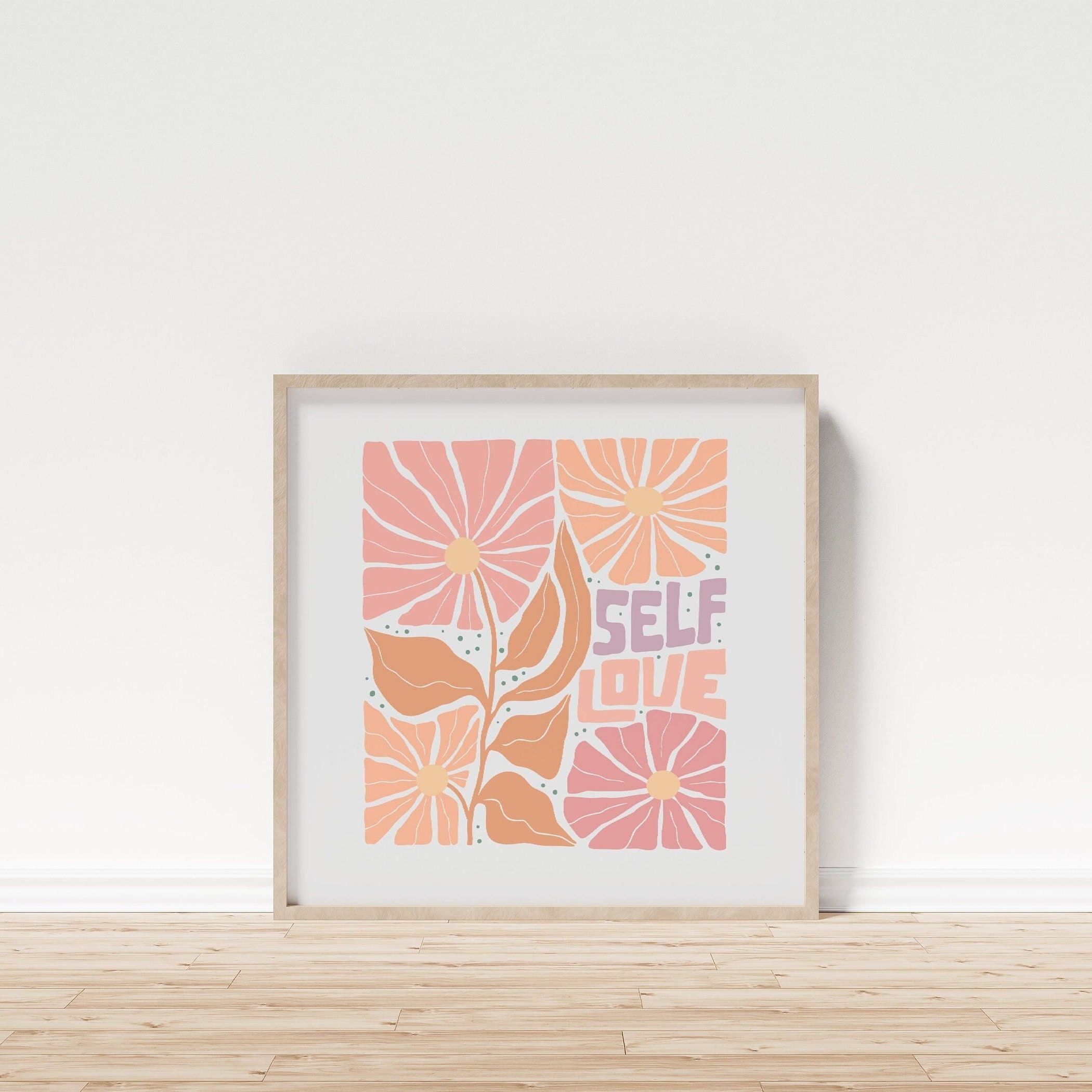 Printable Art for Minimalist | Boho Kitchen Art Print | Self Love ...