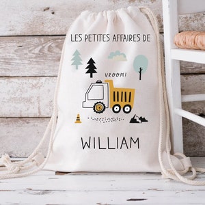 Sac à dos personnalisé, sac à doudou, sac de change, sac pour la crèche, sac de sport, sac pour l'école