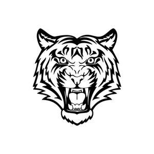 Tiger Head Svg Tigers Head SVG Tiger SVG T-shirt Svg Tiger Face SVG Tiger Png Tiger Jpg Pdf For Silhouette Cricut Cut File Instant Download