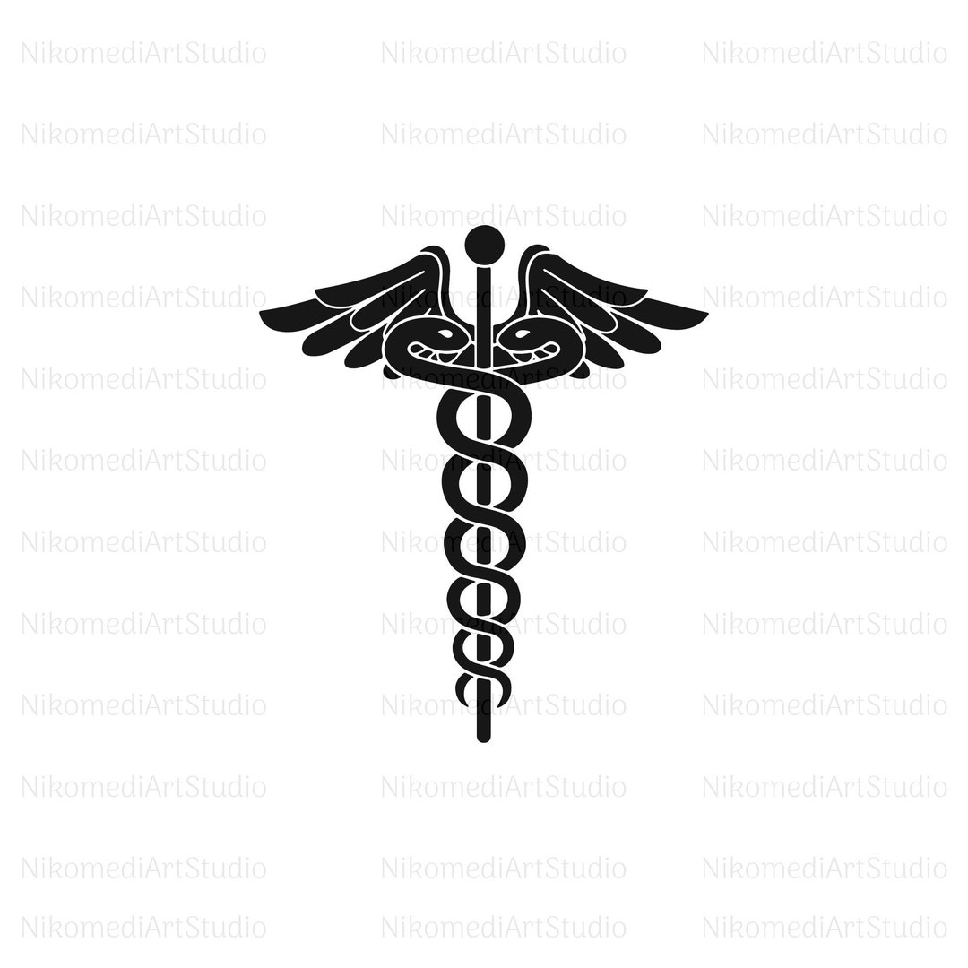 Medical Symbol SVG Caduceus Svg MD Svg Star of Life Svg Etsy