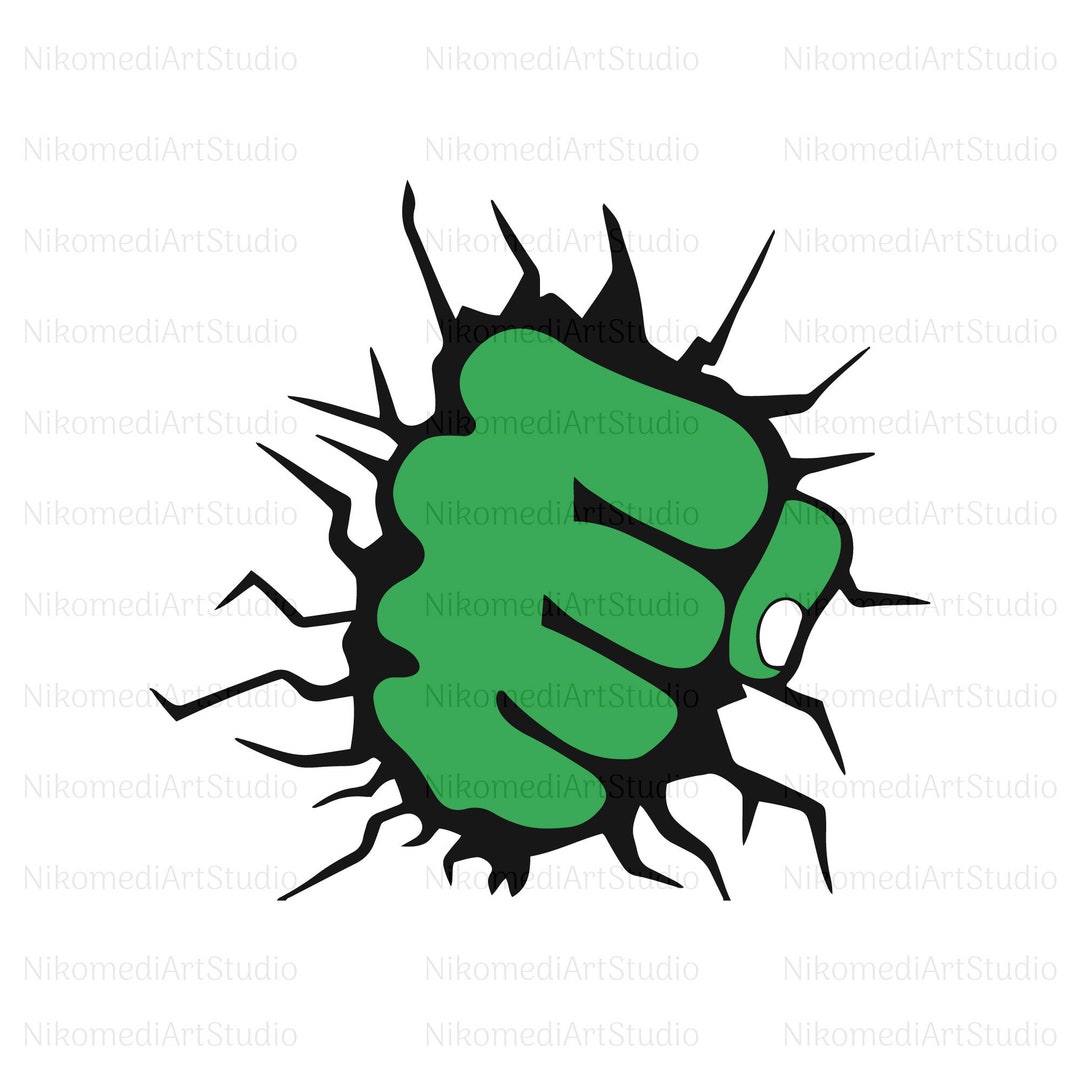 Hulk Hand Svg, Hulk Svg, Smash Punch Svg, Hulk Hand Silhouette, Hulk ...