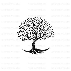 Árbol de la vida Svg, Clipart de árbol de la vida, Svg botánico, Archivos de corte de árbol de la vida Svg para Cricut, Descarga digital • SVG • PNG • Jpeg • Pdf • Ai