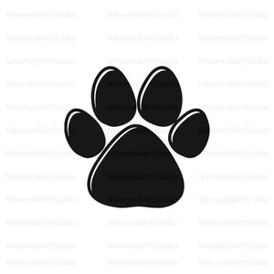 Dog Paw SVG, Animal Paw SVG, Dog Foot Print | svg, png, jpg, pdf, ai | Cricut, Silhouette, Vector, ClipArt | Instant Digital Download
