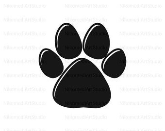 Dog Paw SVG, Animal Paw SVG, Dog Foot Print | svg, png, jpg, pdf, ai | Cricut, Silhouette, Vector, ClipArt | Instant Digital Download