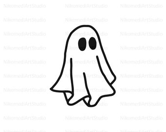 Ghost svg, Ghost Clipart, Cute ghost svg, Boo svg, SVG files for cricut - Jpeg/Png/Ai/Pdf