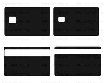 Credit Card Template Svg, Credit Card Jpg,  Credit Card Skin Png, Banking Pdf, Card Template Svg, Instant Download, Digital Download