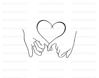 Best Friend Shirt PNG, Bestie Svg, Pinky Promise Svg, Valentine SVG, Love Hands, Friends Shirt Svg, Cut File for Cricut Silhouette