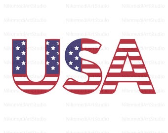 USA Svg, Patriotic Svg, USA Png, America Svg, Usa Shirt Svg, American Flag Svg, 4th Of July PNG, Silhouette, Svg • Png • Jpg • Pdf • Ai
