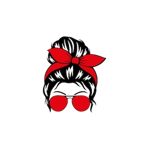 Messy Bun Bundle svg, Momlife svg, mom skull svg, Mom Life svg, mom and daughter svg, Mom life Kid Life Png, glasses svg, Cricut Silhouette