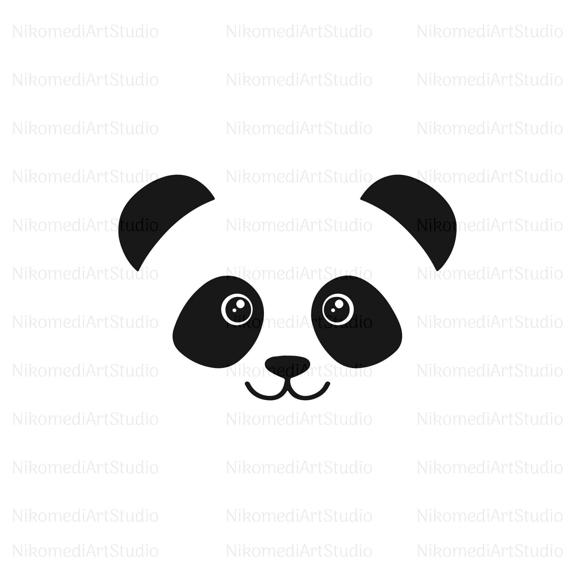 Design PNG E SVG De Urso De Panda Fofo Acariciando As Costas Para Camisetas