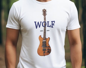 Jerry Garcia Greatful Dead Wolf Guitar Mens Unisex T-Shirt Fitted Shirt Hoodie Tank Top