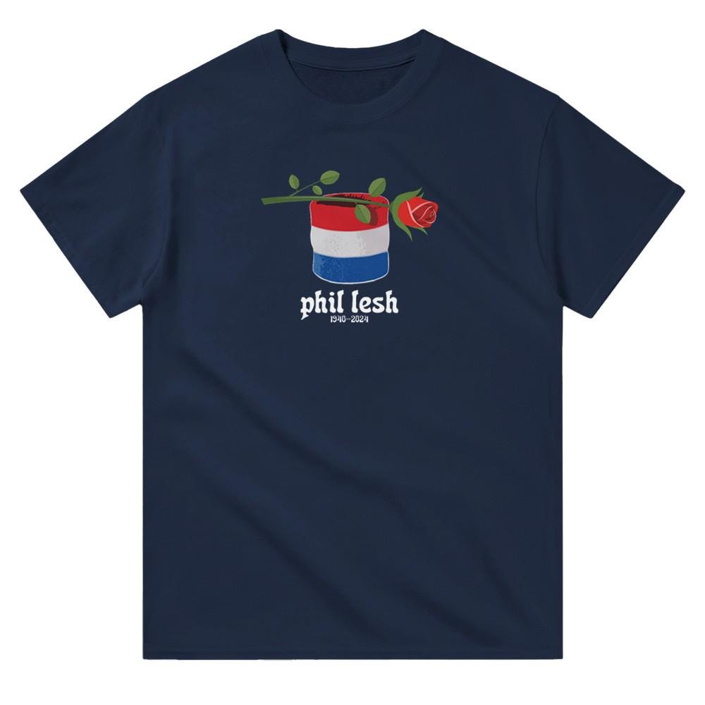 Phil Lesh フィルレッシュ追悼TシャツGRATEFUL DEAD Grateful Dead Phil Lesh Green T-Shirt Tee Liquid Blue