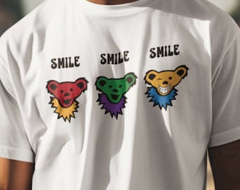 Grateful Dead Smile Smile Smile Mens/Unisex T-shirt, Fitted shirts, Hoodie