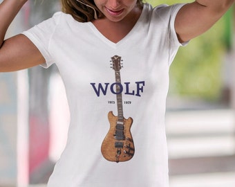 Jerry Garcia Grateful Dead Wolf Guitar Women's T-Shirt/Tank/V-Neck