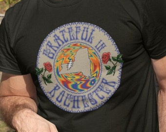 Rochester, NY - Grateful Dead Concert History Shirt