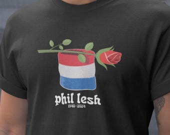 Camiseta de homenaje a Phil Lesh de Grateful Dead: camiseta unisex de cuello redondo de peso pesado / Gildan® 5000