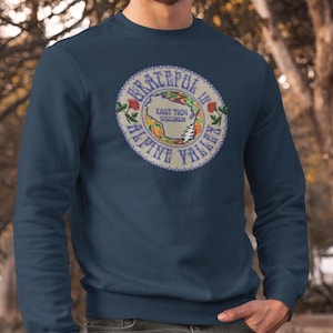 Alpine Valley, WI (2-sided) - Grateful Dead Concert History Classic Unisex Crewneck Sweatshirt | Gildan® 18000
