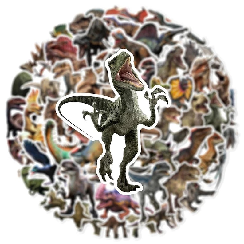 Dinosaur Time Rover Sticker 10/30/50PCS Prehistoric Dino Sticker Set - Dinosaur Vinyl Decal for ...