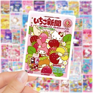 10/30/50 piezas de pegatinas de dibujos animados de Sanrio, Hello Kitty, Cinnamaroll, Kuromi, My Melody, Pochacco, Purin, regalo para niños