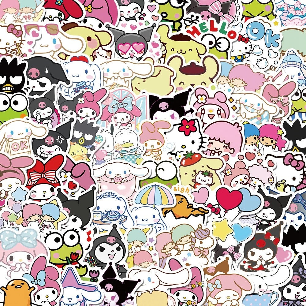 Sanrio inspire Hello Kitty and Friends stickers, Kerroppi, Badtz Maru  Pekkle Pochacco Sanrio Stickers 90s aesthetic 90s stickers