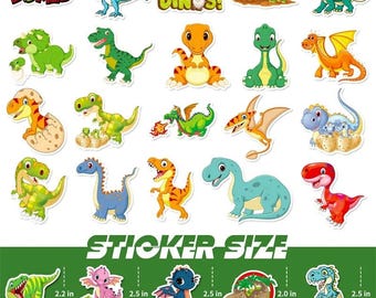 1500 Pz Stickers Animali Set, Adesivi per Bambini Impermeabili Rotolo, Adesivi da Ricompensa Vita Marina, Dinosauri Autoadesivo per Scrapbooking