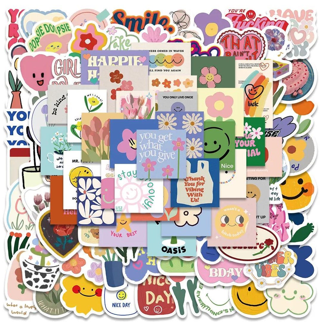 90PCS Cute Motivational Sticker Pack – Positive Quote Stickers With ...