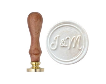 Seal stamp personalized with your own logo, initials, wax stamp individually, wedding & save the date