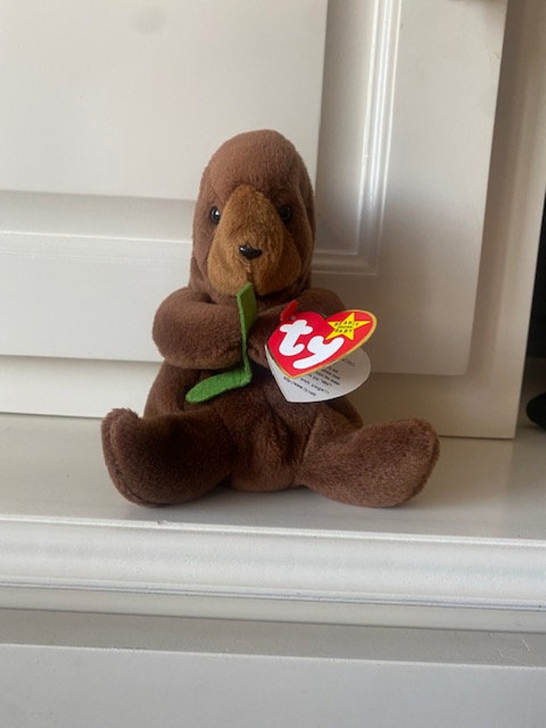 TY Beanie Baby Seaweed RARE Etsy
