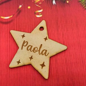 Star Christmas Ball with Custom Names – Christmas Tree Ball and Christmas Tree Decorations