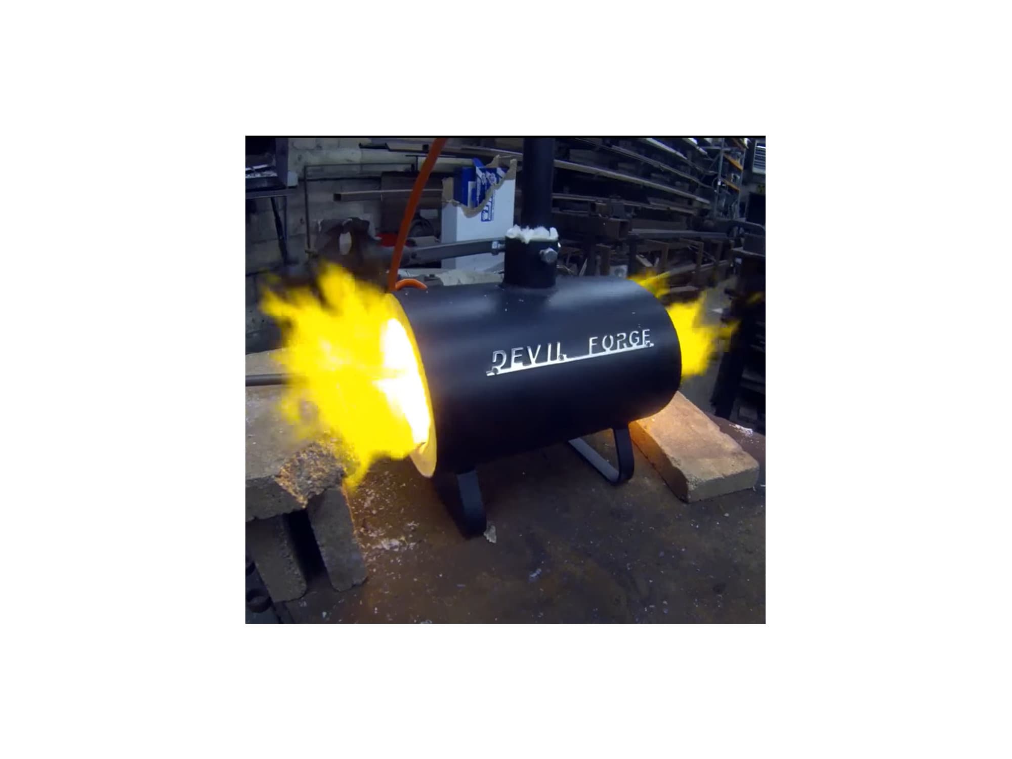DFS DEVIL-FORGE Gas Propane Forge Farrier Burner for Blacksmiths ...