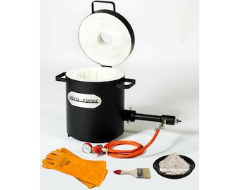 FB2Mb–10KG (Devil-Forge) - Forno de fusão de gás propano da UE Queimador de fundição para fundição de cobre, latão, alumínio, etc.