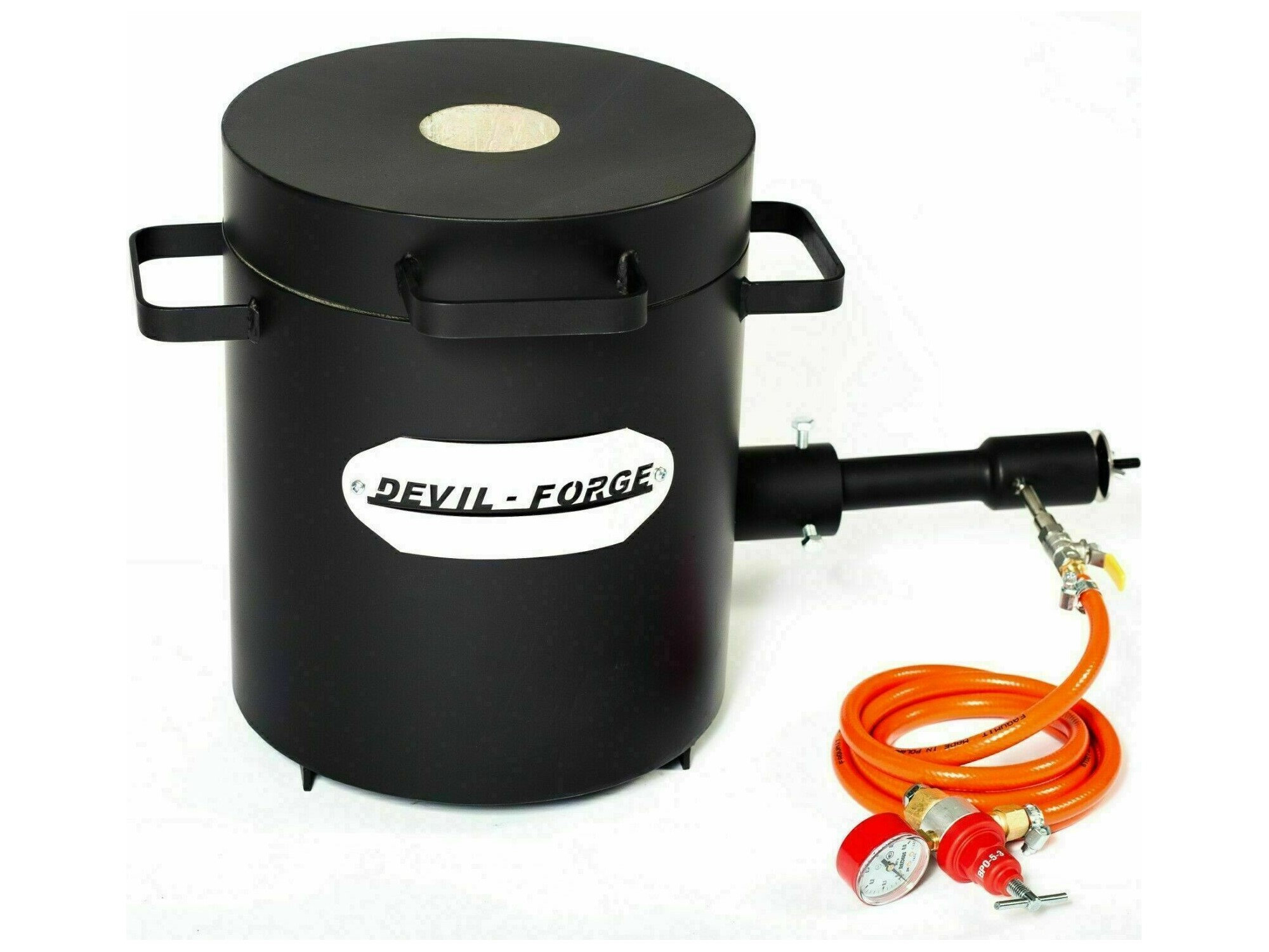 DEVIL-FORGE Gas Burner DF-AIR-Forced (308.000 BTU) for Large Propane Forge  Furnace Foundry Raku Kiln Blacksmith Farrier Knife, Professiona