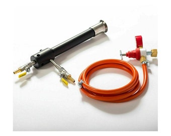 DF-Air-Forced (Devil-Forge) EU Gas Propane Burner (308,000 BTU) Forge  Furnace Foundry Farrier for Blacksmiths, Knifemakers, Metal Casting