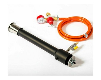 DFM (DEVIL-FORGE) Gas Propane Burner (308,000 btu) Forge Furnace Foundry Kiln Farrier for Blacksmiths, Knifemakers, Metal Casting