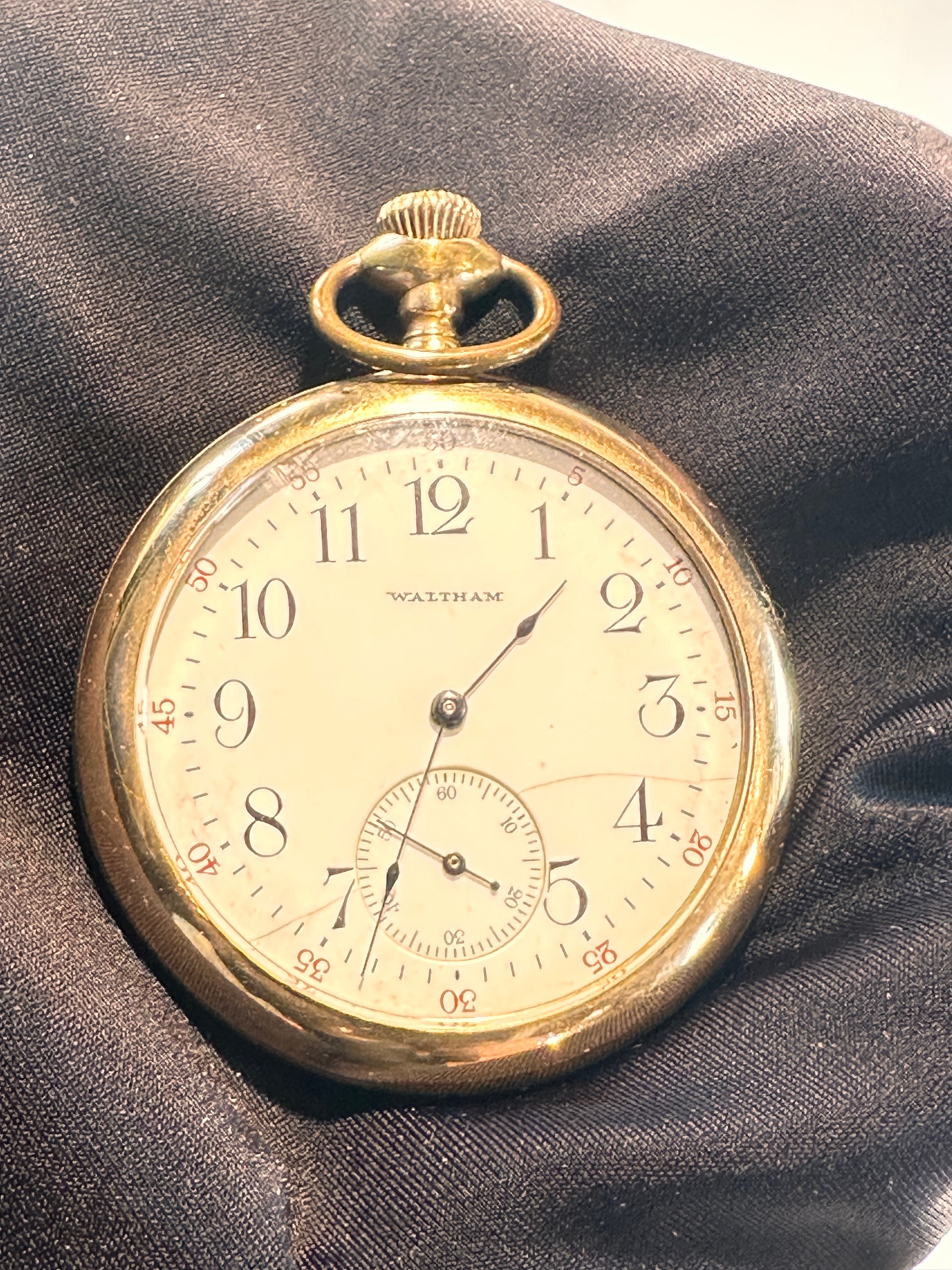 1877 Walkman Gold Railroad, Pocket Watch - Etsy