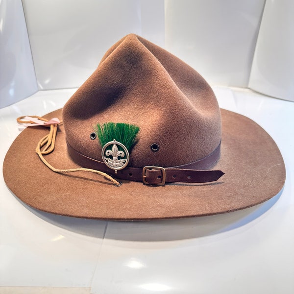 Official Boy Scout Campaign Hat Leader