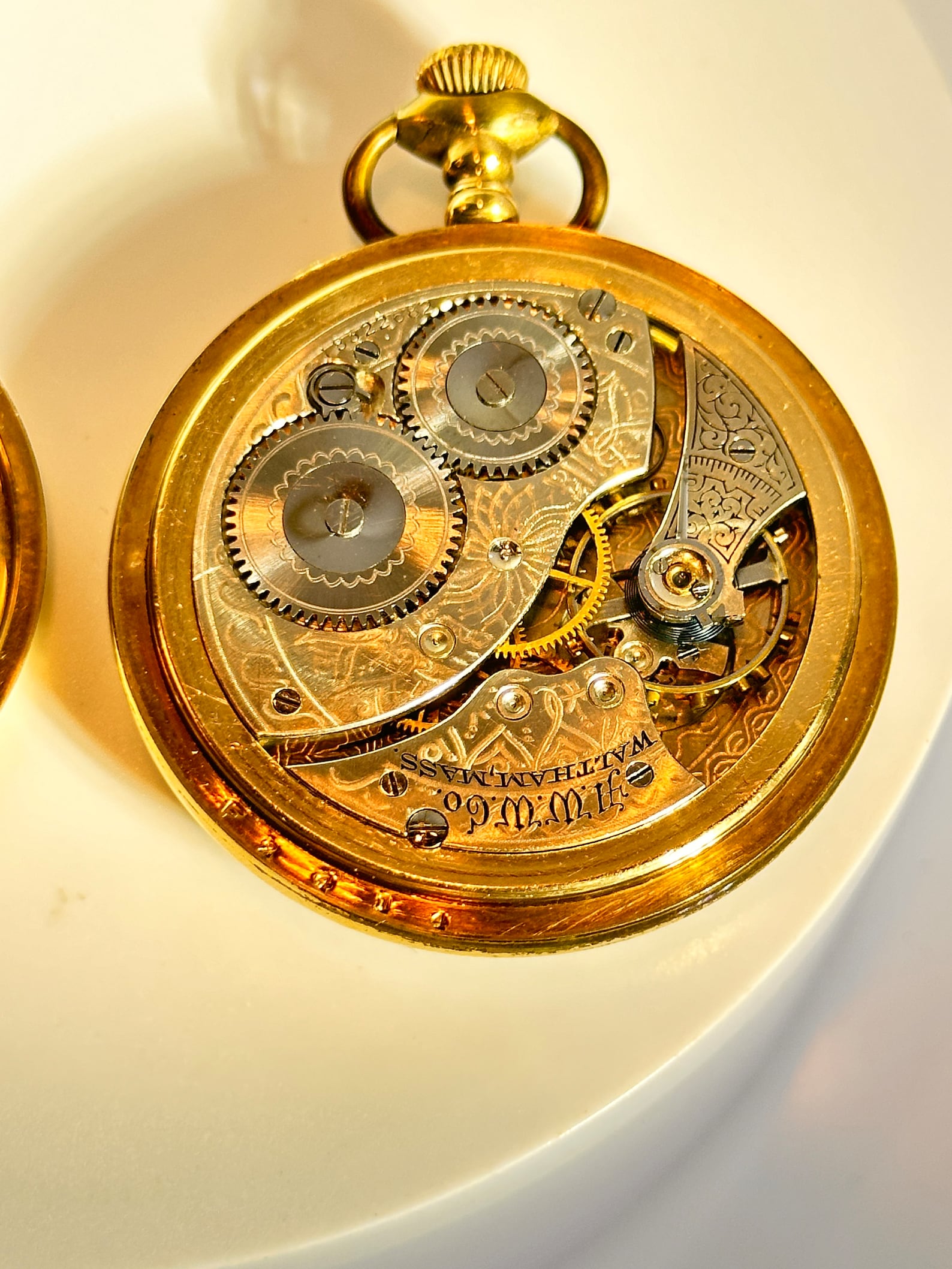 1877 Walkman Gold Railroad, Pocket Watch - Etsy