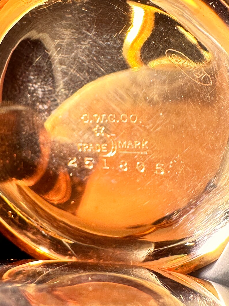 1866 A. W. Co. Waltham Gold Pocket Watch Etsy