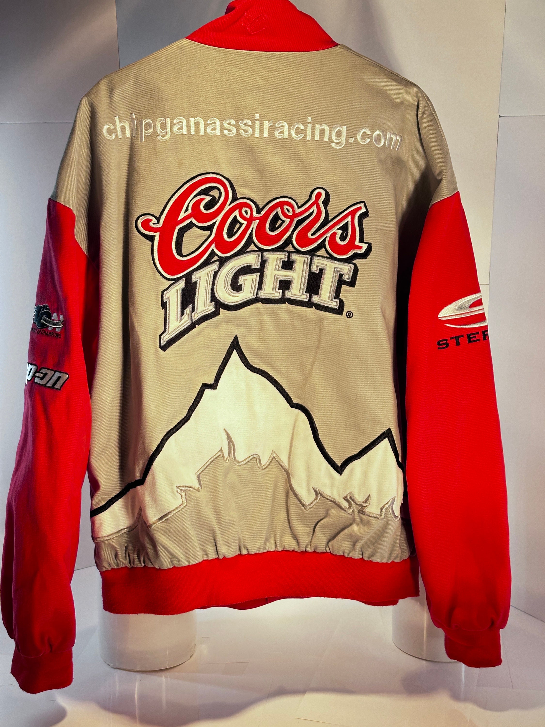 Bright Grey NASCAR Coors Jacket - Etsy