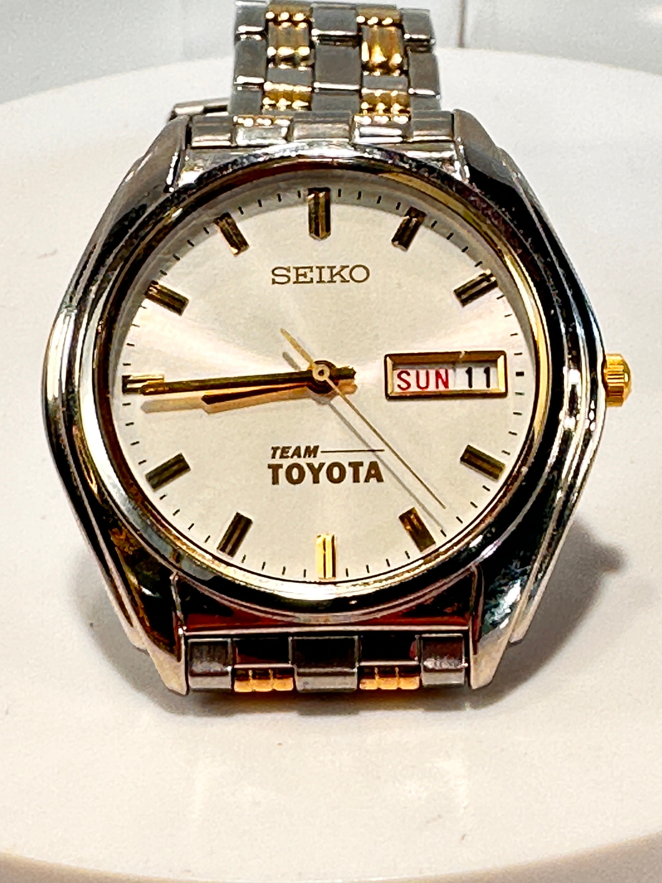 Seiko / Toyota Mens Dress Wristwatch - Etsy