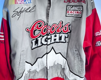 Bright Grey NASCAR Coors Jacket - Etsy