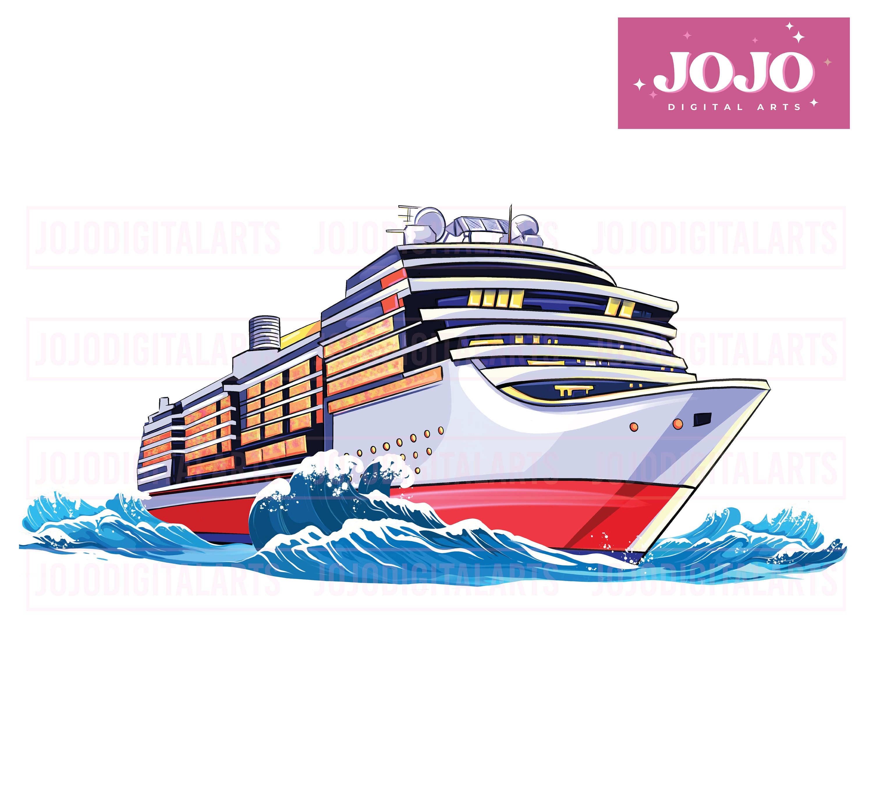 carnival cruise ship clip art