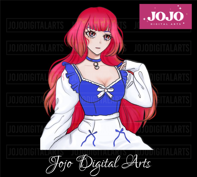 Kawaii Anime Girl Clipart Anime Drawing PNG Anime Girl PNG Etsy