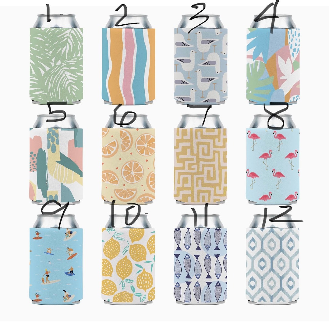 Custom Koozies Beer Can Koozies Can Cooler Sleeves Etsy