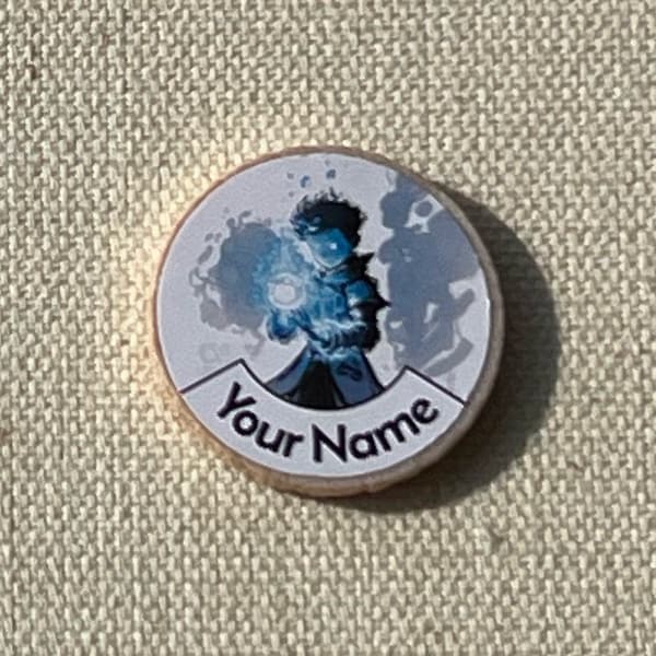 Personalized RPG Tokens - Custom Artwork and Name Printing, Fully Customized or Choose From Our Designs - Tabletop RPG, DND Character Tokens