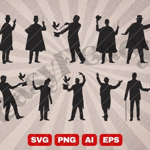 Bundle Circus Showman SVG, Circus Man, Showman, Hat Man, Movie, Digital File, Instant Download, The Greatest Showman Png, Eps