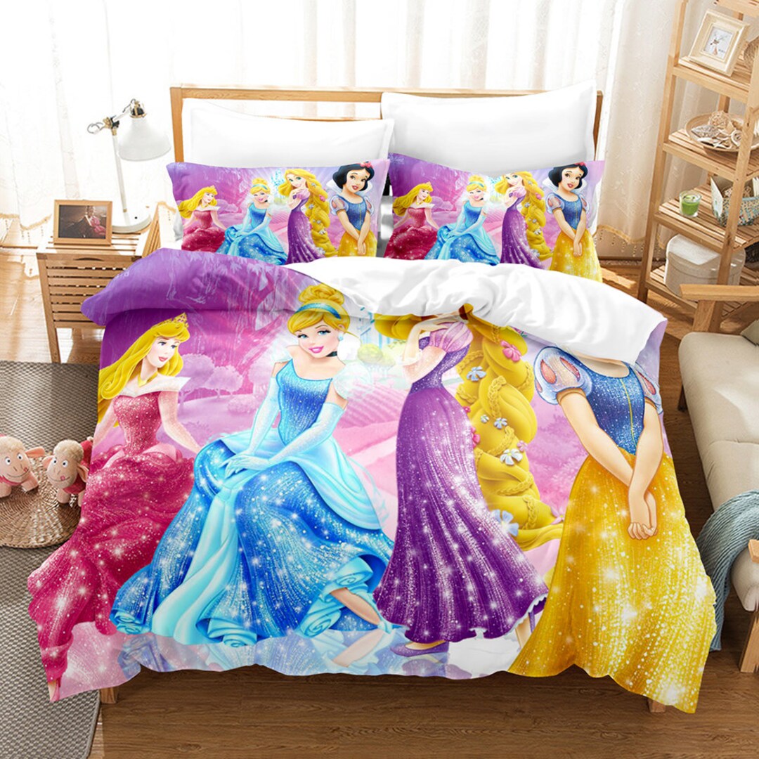 3D Printed Disney Snow White Bedding Set Duvet Cover Set With Etsy