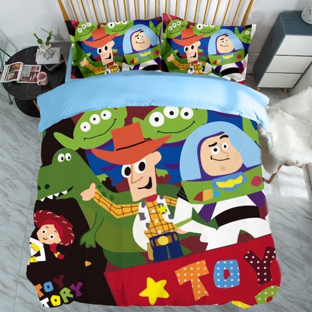 3D Printed Toy Story Bedding Set Duvet Cover Set With 1 Duvet Etsy
