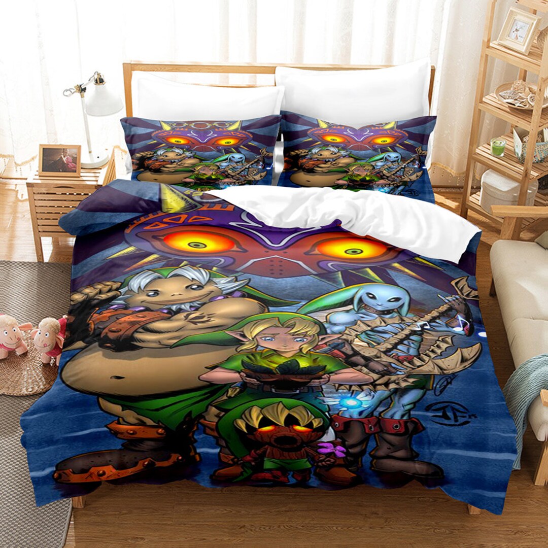 3D Printed the Legend of Zelda Bedding Set Duvet Cover Set Etsy